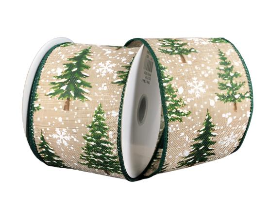 71268-40-07 (29740) - Snowing Trees, Natural 2.5"X10Yd