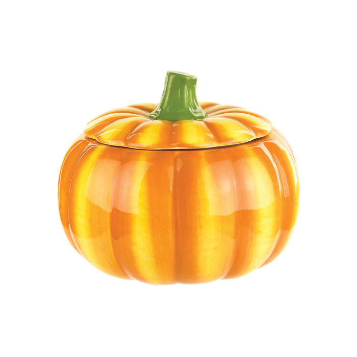 7406-06-1146 (27219) - Pumpkin W/ Lid 7" Harvest