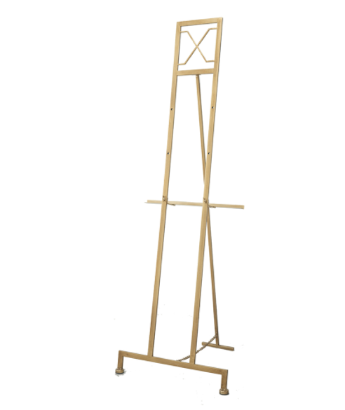 82210-DS (29521) - Floor Easel 70" Gold Iron Stand REG $115.00