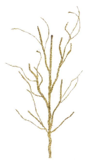 87143 (30330) - Gold Glitter Wire Branch 43"