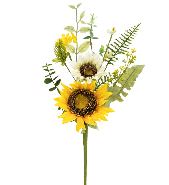 87529 (29395) - Sunflower Mixed Spray 17"