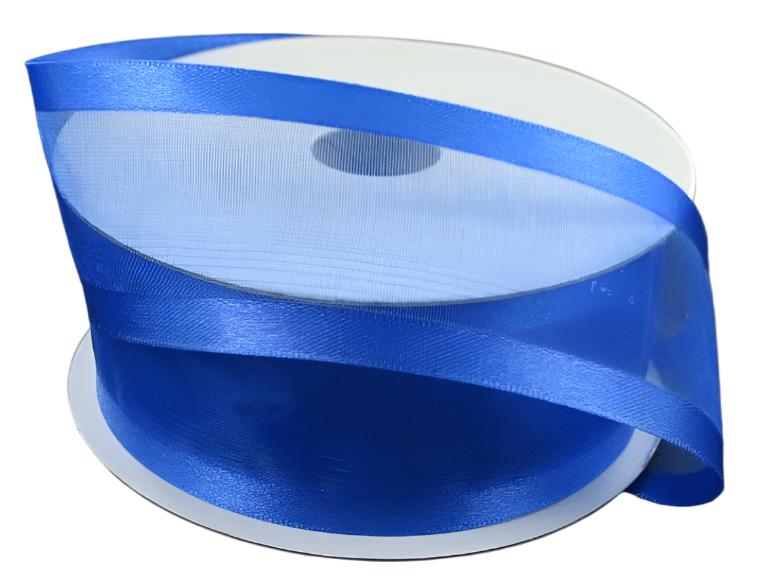 900809-25 (28621) - Sheer Satin Royal Blue 1.5" X 25Yd