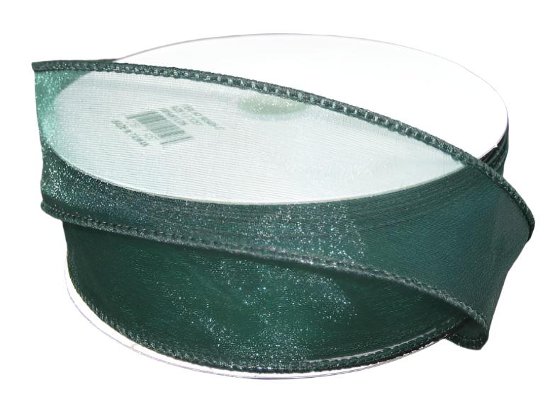 903409-07C (27562) - Wired Sheer Jenny #9 - 1.5" x 50yd - Hunter Green