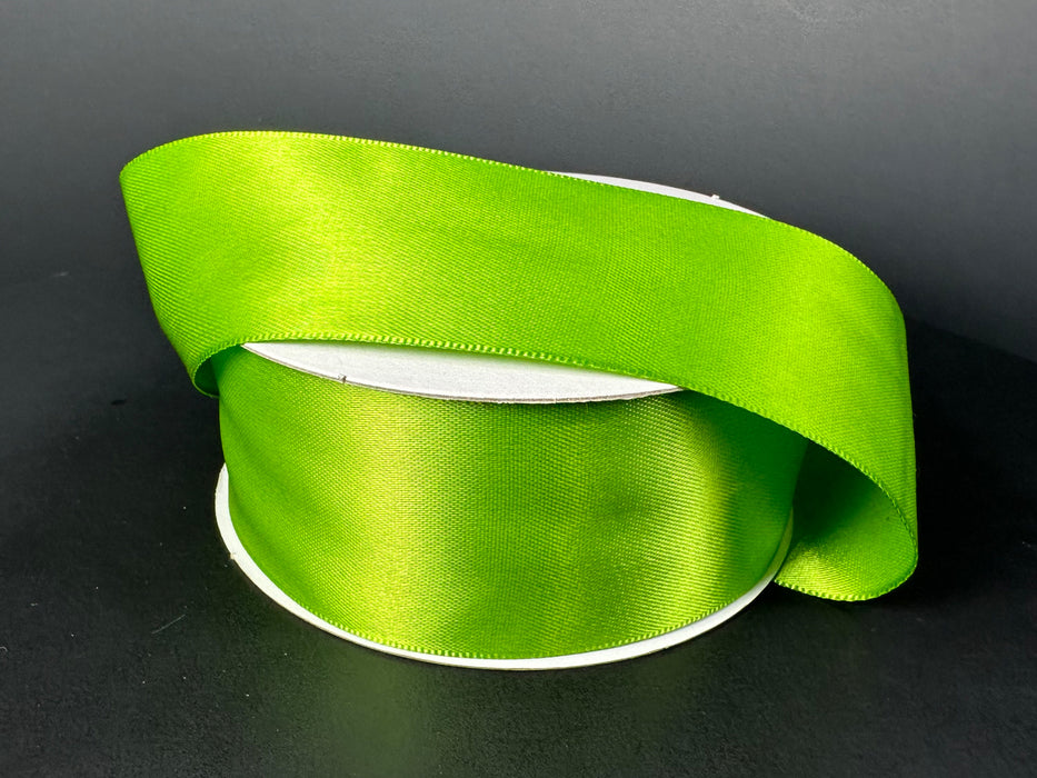 981409-29 (11199) - Double Face Satin #9 - 1.5" x 25yd -  Kiwi