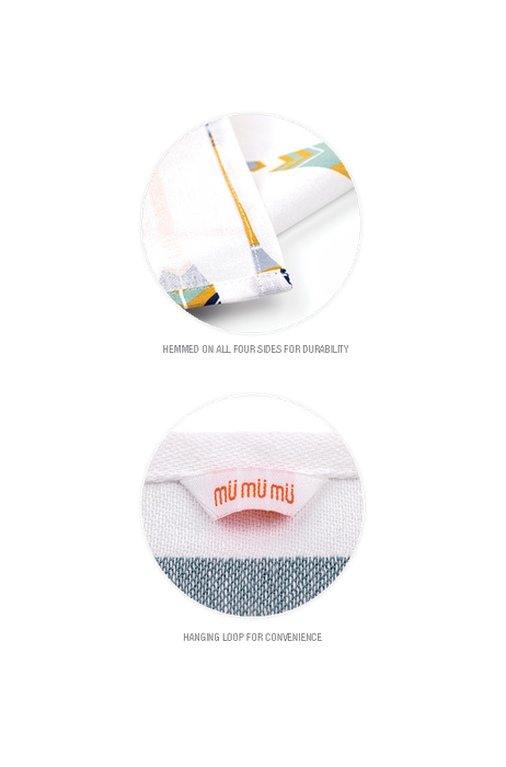 6629-2473 (57) - Cotton Towel, Scandinavian Birds