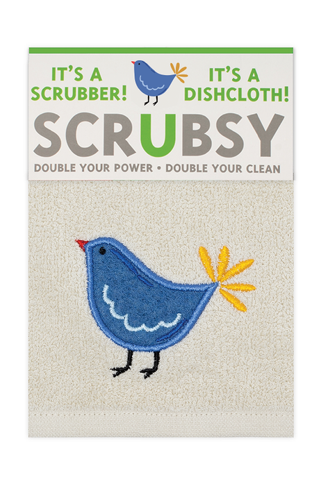 5010-2473 (59) - Scrubsy Cloth, Blue Bird