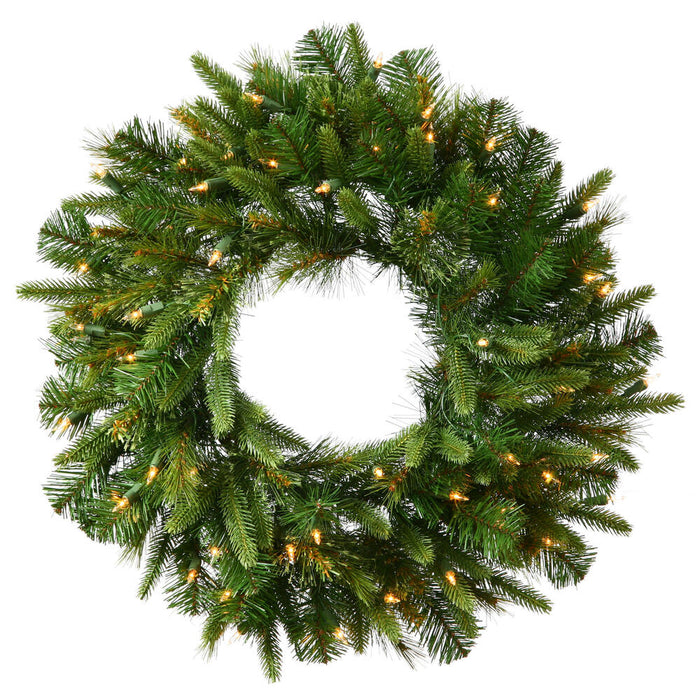 A118348LED (26665) - Cashmere Wreath 48" 200LED