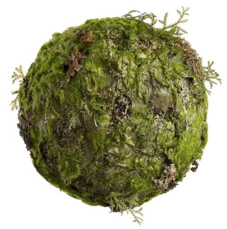 AA0023-GR (11237) - Moss Orb 11" Green