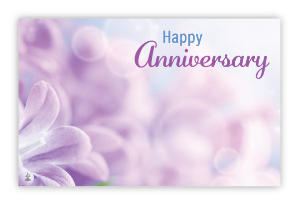 AC5194 (11123) - Capri Card - Happy Anniversary, New Purple