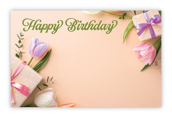 AC5198 (11121) - Capri Card - Happy Birthday, Flowers & Presents