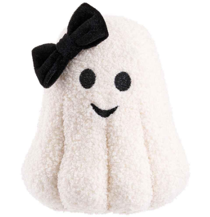 AFZ481-WH/BK (11324) - Ghost With Bow 7.5" White/Black