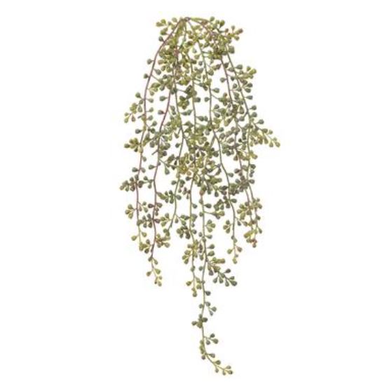 CB4532-GR/GY (32275) - String Of Pearl Hanging Bush Green Grey 24"