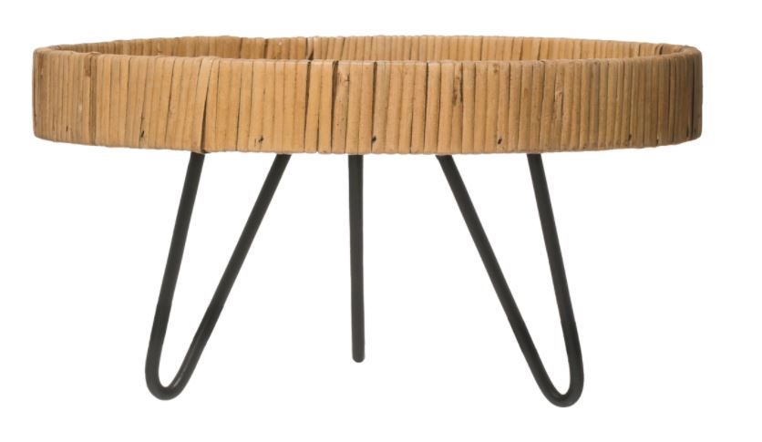 DF2937 (29830) - Rattan Footed Pedestal 7"
