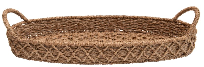 DF3048 (29835) - Woven Tray W/ Handle 32"
