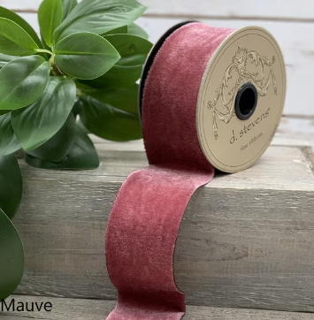 DS88-3433 (11377) - Velvet Hot Cut Edge 2"X5Yd Rosewood