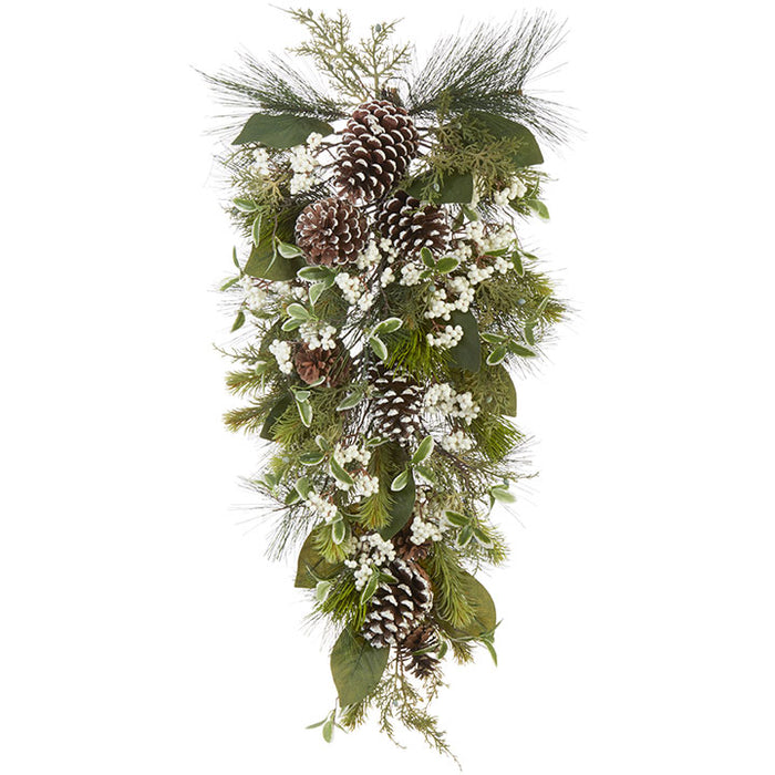 F3926060 (27689) - Pinecone Berry Swag 36"