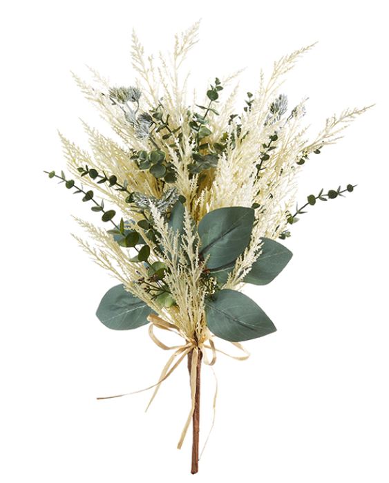 F4302005 (30696) - Pampas Grass/Mixed Green Bouquet 24.5"