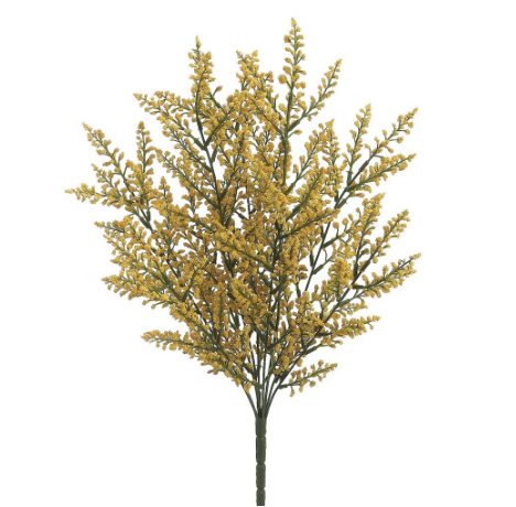 FBA256-YE/TT (11214) - Astilbe Bush X9 20" Two Tone Yellow