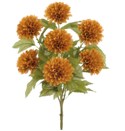 FBD001-TN (11309) - Dahlia Bush 24" Tan