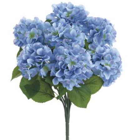 FBH185-BL (27417) - Hydrangea Bush X7 21" Blue