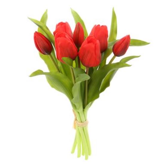 FBQ165-RE DISC (31452) - Tulip Bouquet Red 11.75"