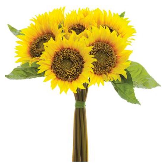 FBQ330-YE (32280) - Sunflower Bouquet Yellow 15"