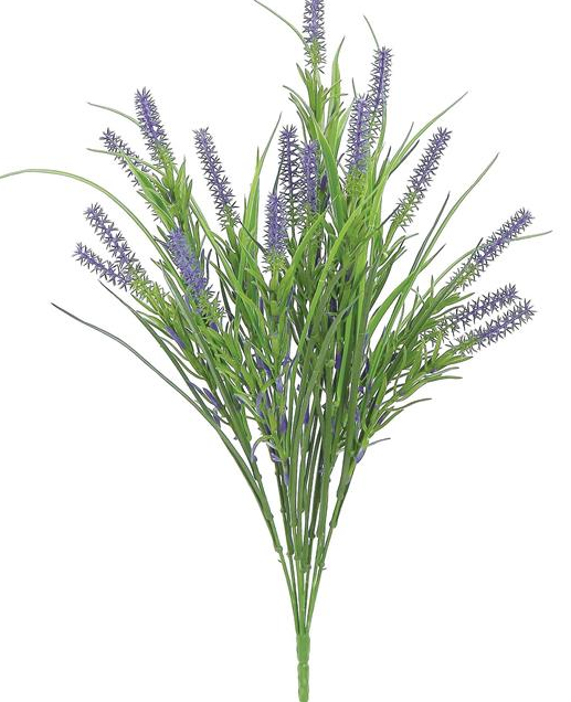 FL5252-PU DISC (27163) - Lg Lavender Bush 19.65" Uv/Fr Pu