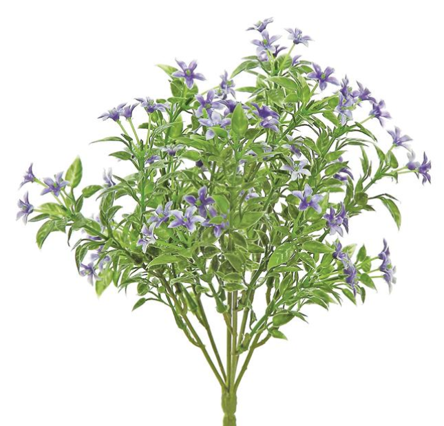 FL5640-GPU (29453) - Uv Mini Blossom Bush 10' Green/Pu