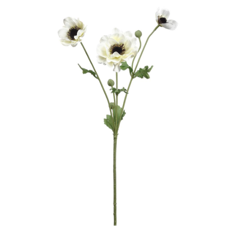 FSA049-CR (32138) - Anemone Spray X3, 26" Cream