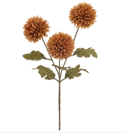 FSB178-AM (11320) - Ball Mum Spray 24.5" Amber