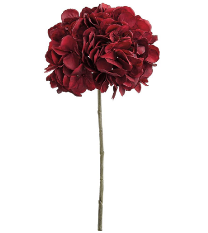 FSH014-RE (11322) - Real Touch Hydrangea Spray 18.5" Red