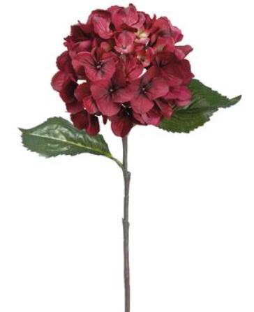FSH701-BU (26062) - 26.5" Hydrangea Spray Burgundy
