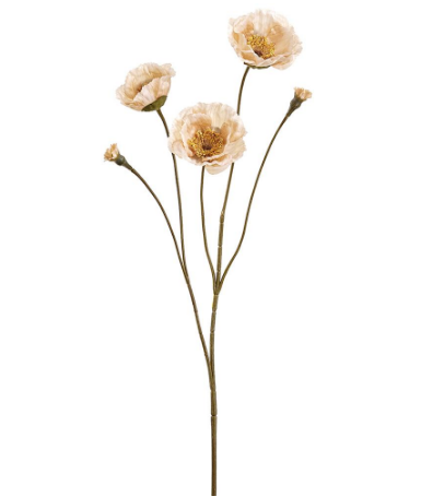 FSP031-BE (11316) - Poppy Spray 26" Beige