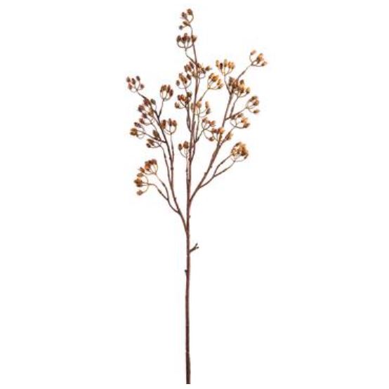 FSS684-GR/BR (30227) - Rose Myrtle Seed 30" Spray Green/Berry