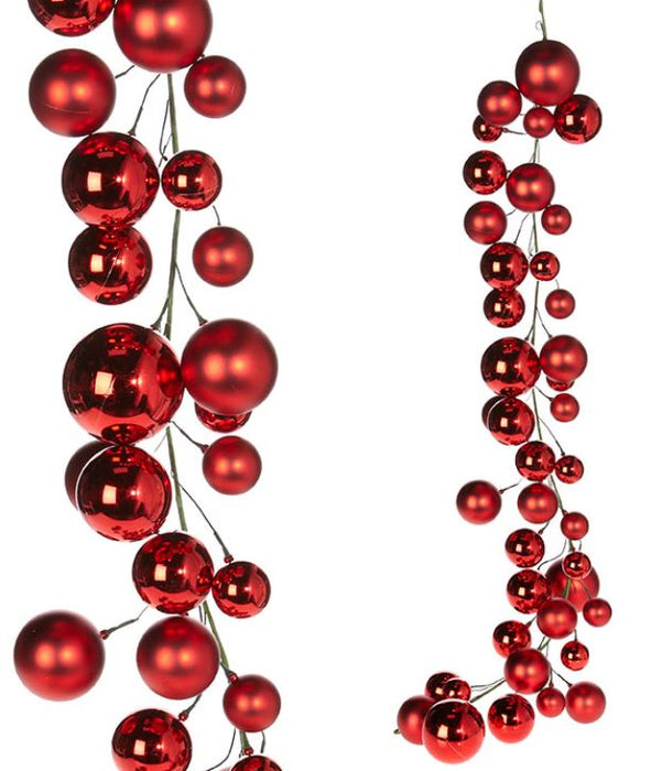 G3832771 (29932) - Ball Garland Red 4'