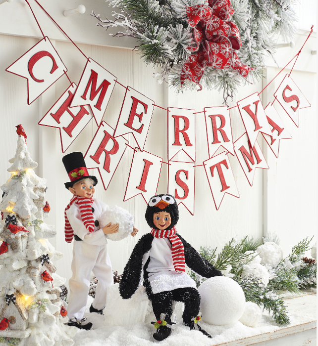 G4006746 (28574) - Merry Christmas Garland 4'