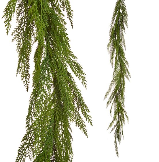 G4222756 (30647) - Natural Cedar Garland 5.5'