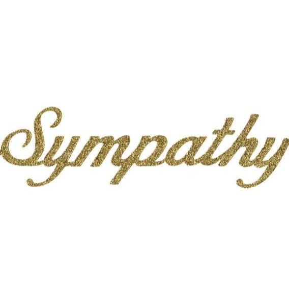 WORDFORM SYMPATHY (25587) - Sticker Script "Sympathy"