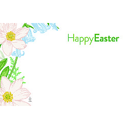 AC5105 (28814) - Capri Card - Happy Easter Floral