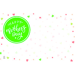 AC5109 (28816) - Capri Card - Happy Mother's Day, Sprinkle Hearts