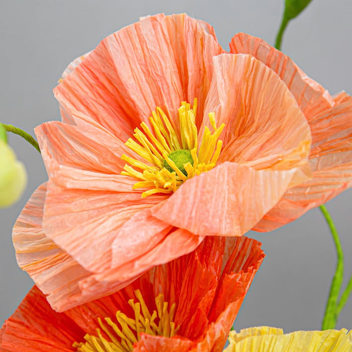 31546 (00096) - Poppy Flowers Pick Pick 26.4"