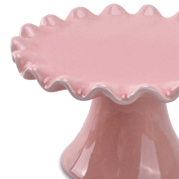 CE07031PK (00097) - Easter Cake Plate 5.4" X 3.2" Pink