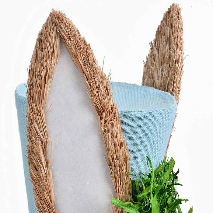 NE17006A2++ (00103) - Easter Rabbit Hat 7.9"X7.5"X10.2" Blue