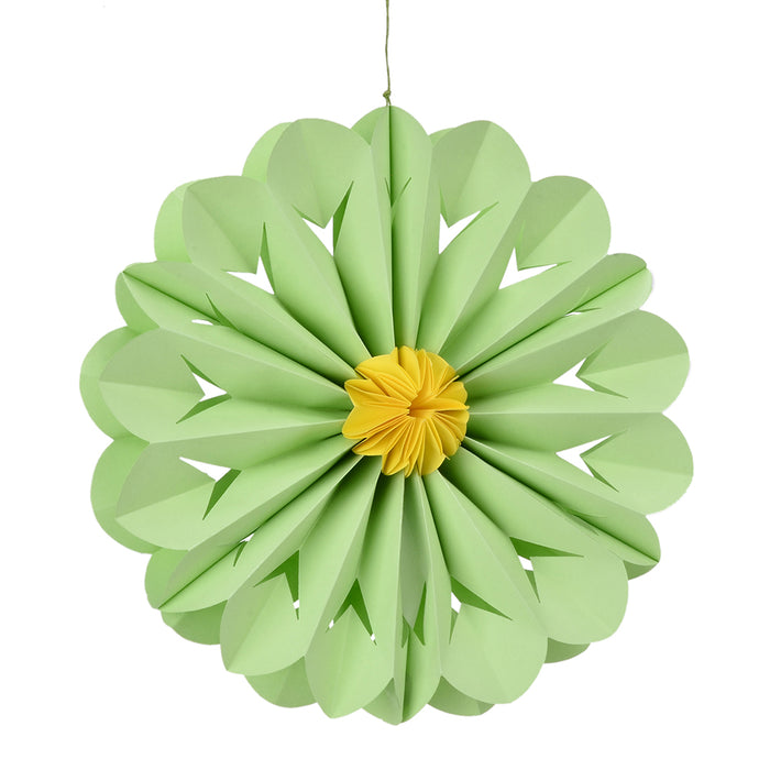 OV04002A5++++ (00126) - Paper Flower 7.9" Green