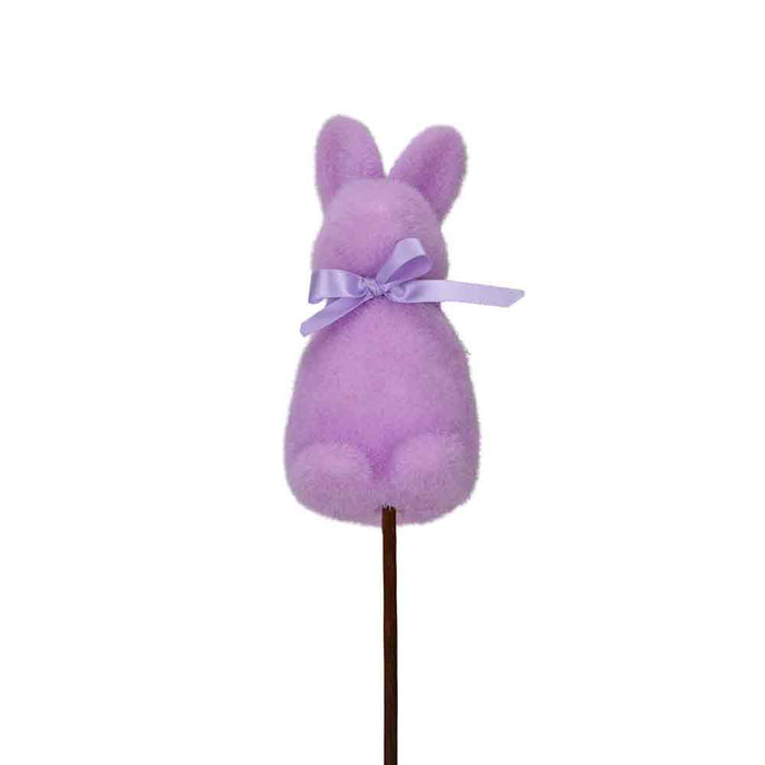 SE11002A5++ (00137) - Easter Rabbit Pick 2.8"X3.1"X23.6" Purple