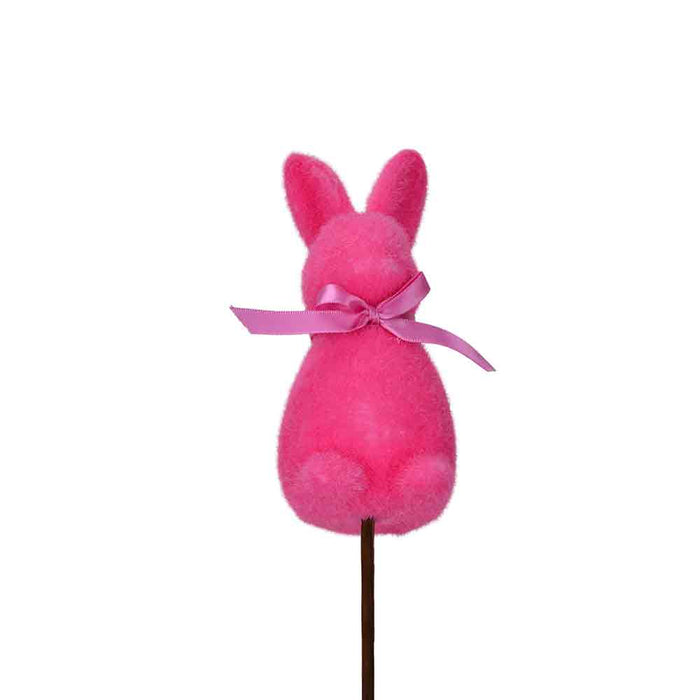SE11002A5++++ (00139) - Easter Rabbit Pick 2.8"X3.1"X23.6" Pink