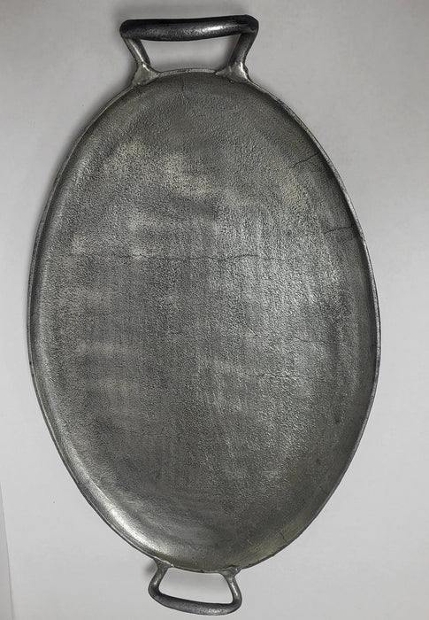 KIH39171 (22057) - Aluminum Platter Pewter 25"X15"X3"