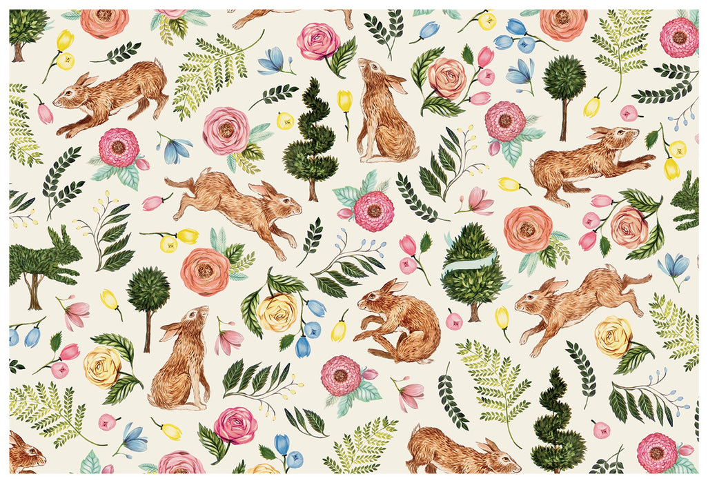 KP1226EF (27204) - Placemat Bunny Garden 12 Sheet