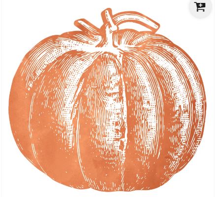 KP1250 (31351) - Die Cut Pumpkin Placemat 12 Sheets