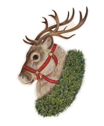 KP1345 (31348) - Placemat Die Cut Reindeer